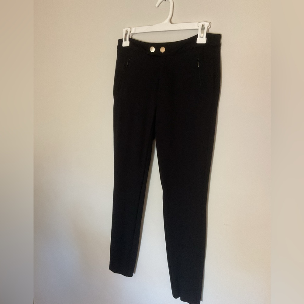 Tommy Hilfiger Black Trousers with Gold Buttons